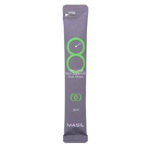 Маска для ослабленных волос зеленая MASIL 8Seconds 8Seconds Super Mild Hair Mask в стике, (20 шт.)