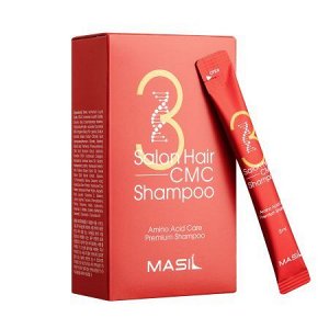 Шампунь с аминокислотами MASIL 3 Salon Hair CMC Shampoo в стике, (20 шт.)
