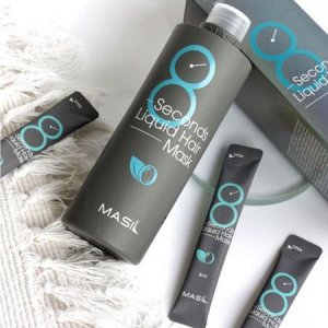 Маска для объема голубая MASIL 8Seconds Liquid Hair Mask