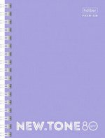 Записная книжка А6 80 л Newtone pastel Лаванда картон 05019