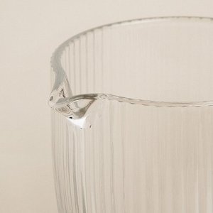 Кувшин SL Home «Модерн», 1.2 л, 19.5x13x18.5 см, стекло, прозрачный