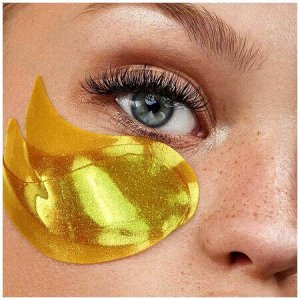 Fabrik cosmetology Патчи для глаз с экстрактом золотого османтуса набор в банке 60 шт