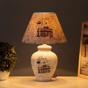 Лампа настольная керамика «Римская империя» Е14 220 В 39x25x25 см RISALUX