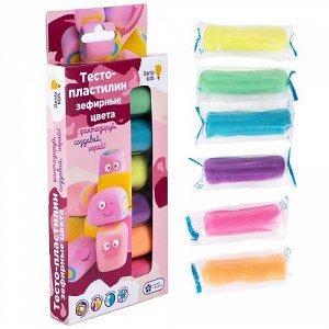Тесто для лепки Genio Kids-Art 6цвх30г Зефирные цвета TA1089