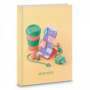 Записная книжка А5+ 96л в точку Life style No1 ЕТИ596365
