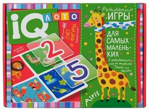 Лото для малышей Счет и фигуры Подбери число 27391