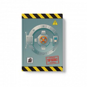 Записная книжка А6+ 64л линейка TOP SECRET Сейф БИЛ664229