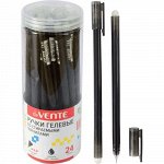 Ручка гел 0,5 черная Пиши-стирай игольчатый узел deVENTE Simple 5051215