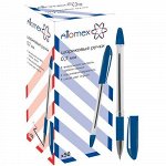 Ручка шар 0,7 синяя с грипом Attomex 5073851