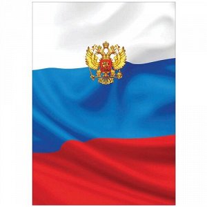Папка адресная А4 ГЕРБ РФ ТРИКОЛОР ламинированная ассорти OfficeSpace 2770/181405