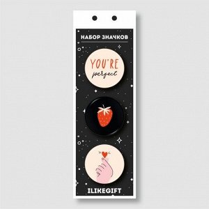 Набор значков Perfect Strawberry 16168