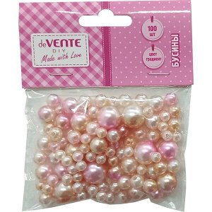 Бусины круглые перламутровые deVENTE Pink Dream 100шт французкая сирень 8001206
