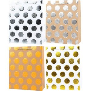 Пакет подарочный 26x32x10см deVENTE Polka dots 9041115