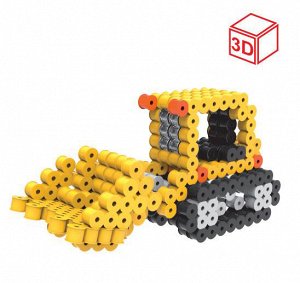 Термомозайка Hobbius Бульдозер 3D TLS-02 №11