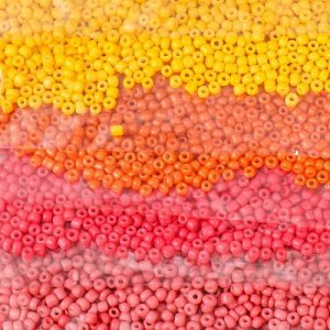 Набор бисера 8цвх10гр круглый Оттенки осени 9358789