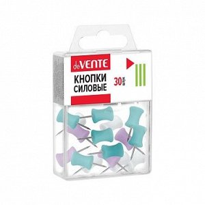 Кнопки силовые 9,4мм 30шт цветные в пластиковой коробке deVENTE 4132312