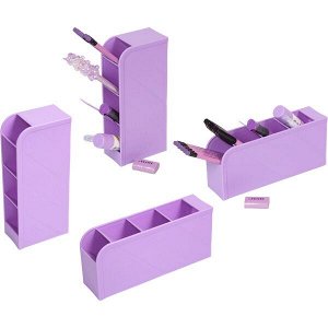 Органайзер настольный пустой deVente Pastel прямоугольный сиреневый 4102221