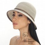 033A шляпа женская, белый/бирюзовый