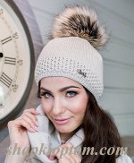 50.60 шапка женская, бордовый