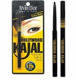 ALVIN D&#039;OR P-6 Карандаш для глаз автоматический водостойкий HOLLYWOOD KAJAL (тон 01 - black)