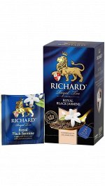 Чай Richard Royal Black Jasmine 1.8*25пак (1/12) черн. с аром. и лепестками жасмина 100737/102239