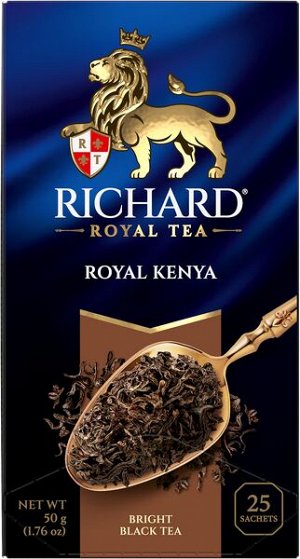 Чай Richard Royal Kenya 2*25пак (1/12) черный 100390/102235