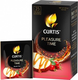 Чай Curtis Pleasure Time 1.5*25пак (1/12) черный сашет 101661/102216