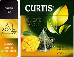 Чай Curtis Delicate Mango 1.8*20пак (1/12) пирамид. зеленый с манго 100665/102211