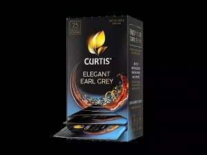 Чай Curtis Elegant Earl Grey 1.7*25пак (1/12) черный с бергамотом и цедрой цитрусовых 101011/102200