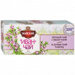 Чай Майский Иван-чай 1,5*25пак (1/12) с черн. чаем и чабрецом 100792/102274
