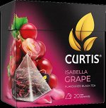 Чай Curtis Isabella Grape 1.8*20пак (1/12) пирамид. чер. с красным виноградом 514600/102208