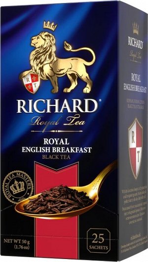 Чай Richard Royal English Breakfast 2*25пак (1/12) черный 100269/102179