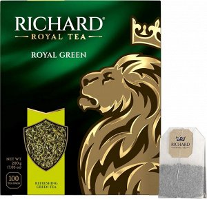 Чай Richard Royal Green 2*100пак (1/6) зеленый китайский 610150/102257