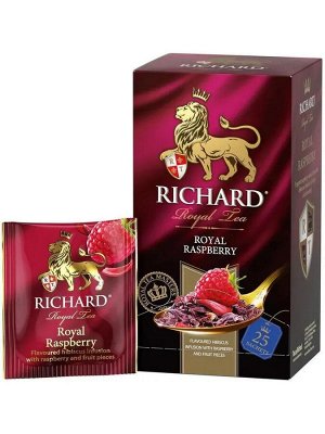 Чай Richard Royal Raspberry 1.5*25пак (1/12) гибискус с малиной и фруктами 100735/102252