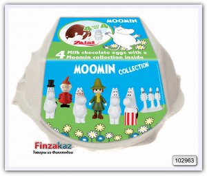 Шоколадные яица Moomin 4 шт