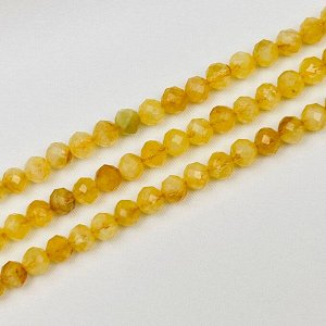 Бусины для украшений из Цитрина (82 бусины)