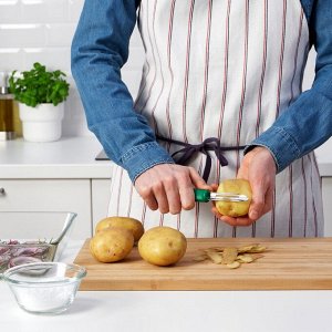 УППФИЛЛД Нож для чистки картофеля, зеленый