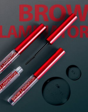 LUXVISAGE Гель-ламинатор для бровей суперсильной фиксации BROW LAMINATOR EXTREME FIX 24h waterproof