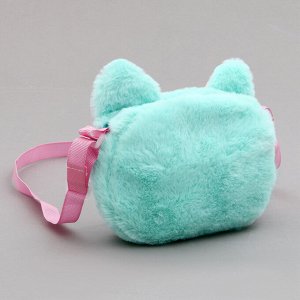 Сумка детская «Кошечка», зелёная