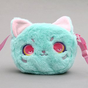 Сумка детская «Кошечка», зелёная