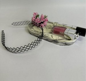 Ободок для волос металлический черный "Сеточка"