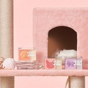 Палетка для сияния кожи кремовые румяна+хайлайтер Black Rouge Dewy Whip Cheek And Beam #DW02 Grape, 11.5г