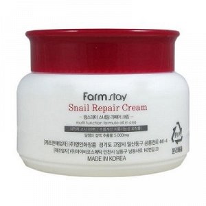 Farmstay Крем восстанавливающий с улиткой  Snail repair cream