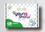 Young Show USA time прокладки е/дн (25шт) антибакт. гигиенич.,с анион.чипом 15,5см м/уп 1 уп. / 48шт / 6323 / 263231