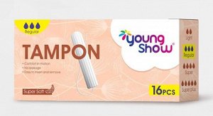 Young Show Regular тампоны гигиенич. (16шт) 4,9см карт./уп 1 уп. / 64шт / 26363 / 263637