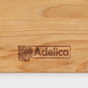Доска - тарелка деревянная для подачи стейка Adelica, 28x22x1,8 см, берёза