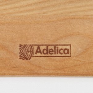 Доска деревянная сервировочная с ручкой Adelica, на ножках, 38x10x6 см, берёза