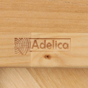 Доска для подачи деревянная с подиумами Adelica, 28x19,5x11 см, пропитана маслом, берёза