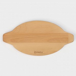 Блюдо для подачи Adelica «Хачапури по-аджарски», 30x15x1.7 см, дерево массив берёзы