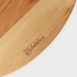 Блюдо для подачи Adelica «Хачапури по-аджарски», 30x15x1.7 см, дерево массив берёзы